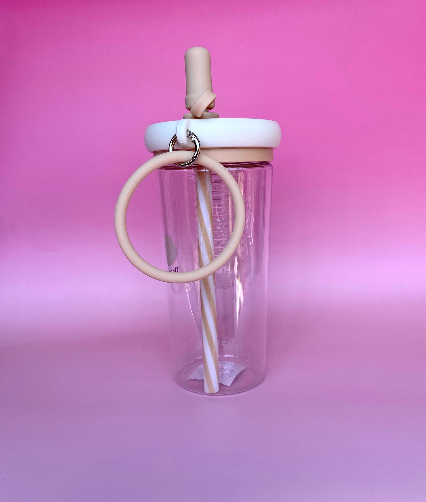 Water Bottle 800ml - Straw + detachable sleeve + fruit infuser
