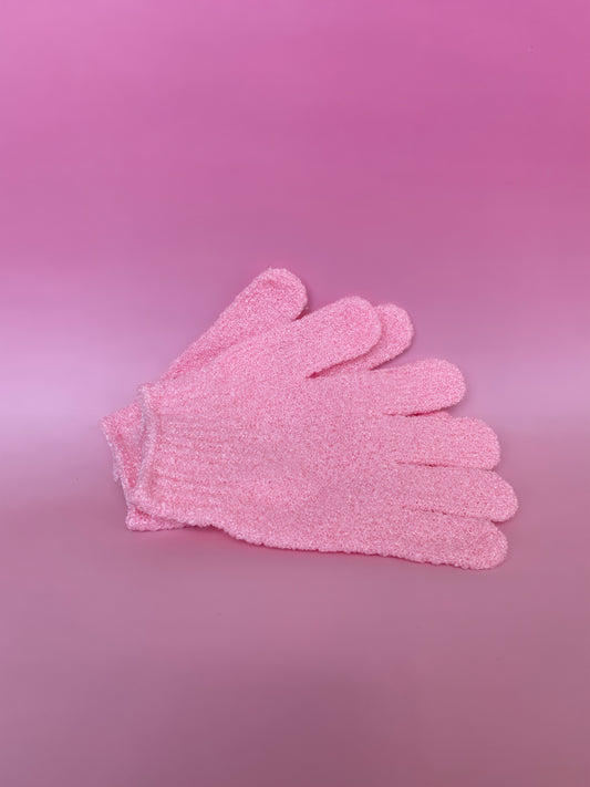 Exfoliating gloves